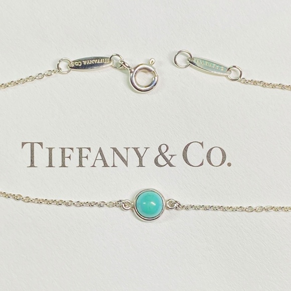 Tiffany & Co. Jewelry - Tiffany & Co Elsa Peretti® Color by the Yard Turquoise bracelet Medium w/box